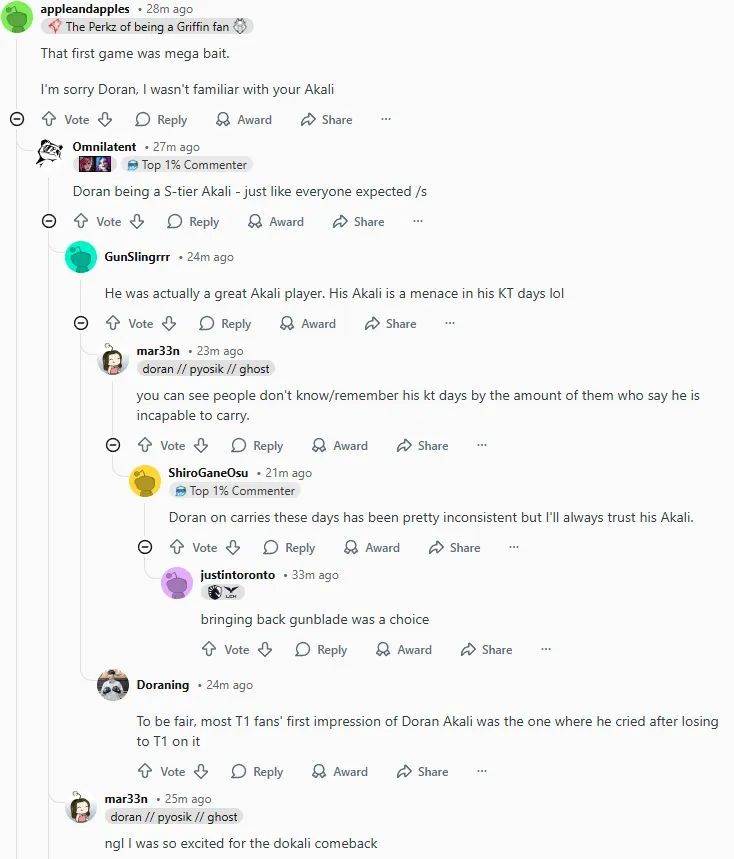 电竞世界杯-外网热议T1胜HLE：T1看到对面有LPL选手以为在打S赛